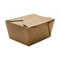 Коробка для лапши 900 мл, 165х130х50 мм, крафт, карт., 60 шт/упак "OSQ" Fold Box 240 шт/кор РОССИЯ OSQ FOLD BOX 900