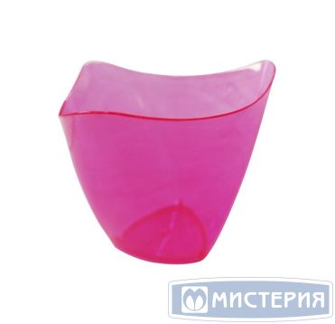 Форма для фуршетов 120 мл 79х77х67 мм, диз. "Кимоно", красн., ПС, 25 шт/упак "Buffet" 400 шт/кор РОССИЯ 1050